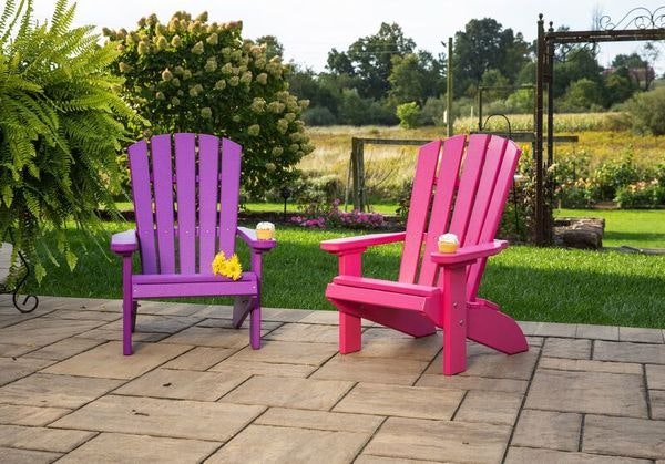 Amish Leisure Lawns Poly Kid's Adirondack Chair