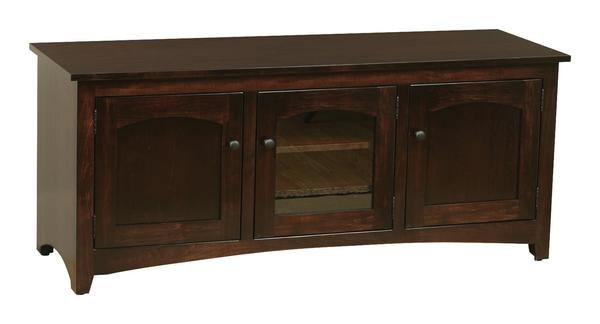 Amish Buford Flat Wall TV Stand