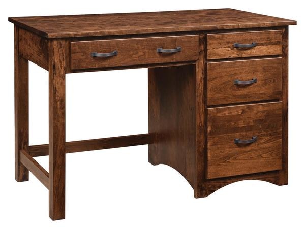 Amish Buford Shaker Single Pedestal Desk