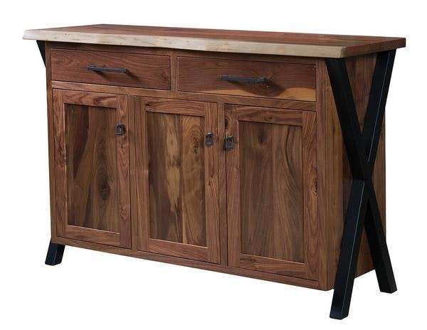 Amish Denton Solid Wood Dining Buffet Sideboard