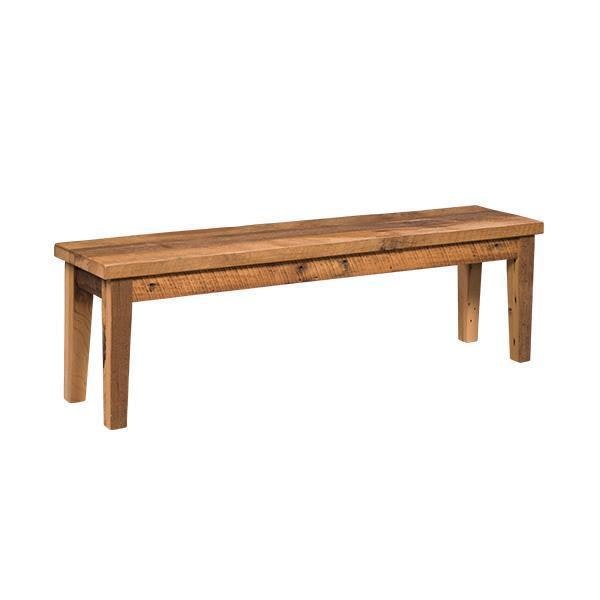 Amish Edinburgh Barnwood Dining Bench