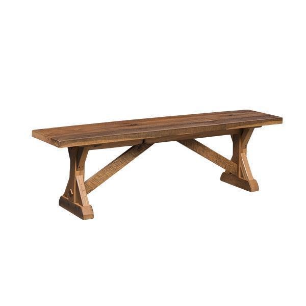 Amish Reclaimed Barn Wood Stretford Bench