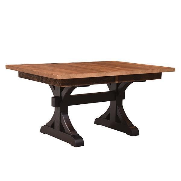 Amish Croft Reclaimed Barnwood Extension Dining Table