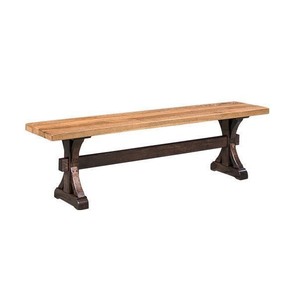 Amish Croft Reclaimed Barnwood Dining Bench