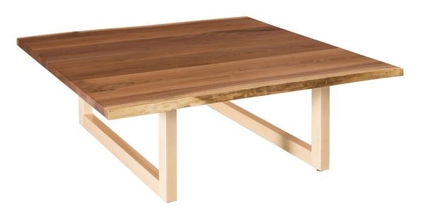 Amish Nutrias Large Live Edge Coffee Table