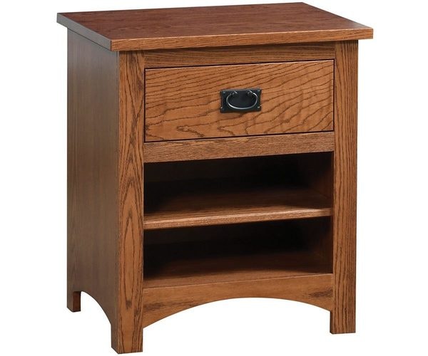 Amish Siesta Mission Nightstand in Oak Wood