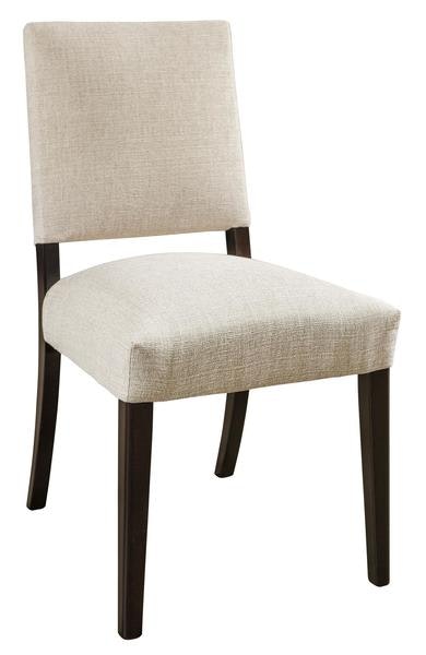Amish Transitional Upholstered Parsons Dining Chair