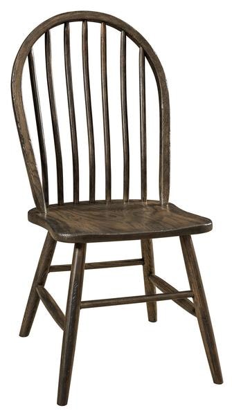 Amish Buckhall Solid Wood Windsor Dining Chair