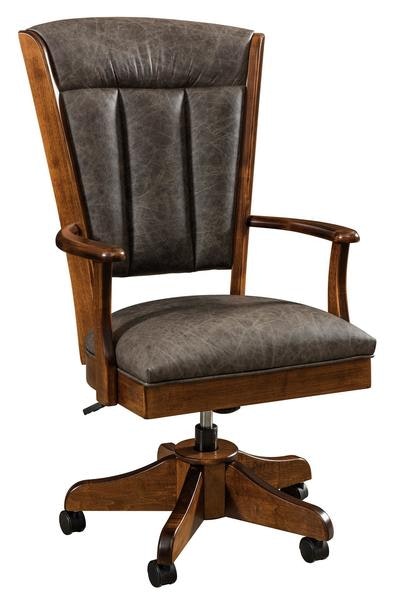 Amish Layla Upholstered Desk Chair