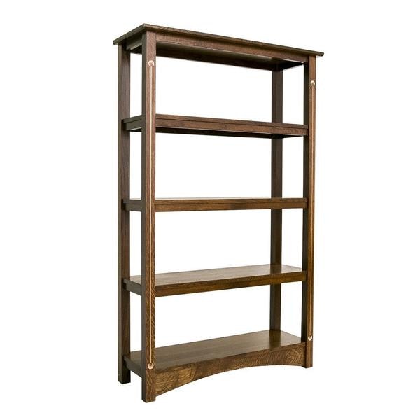 Amish Westerly Solid Wood Modern Mission Bookshelf