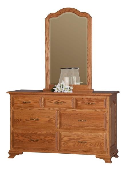 Amish Los Altos 56" Dresser with Optional Center Mirror