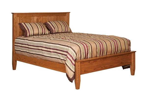 Amish Nebo Shaker Panel Bed