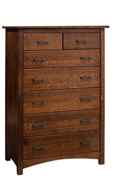 Amish Made High Point 7-Drawer Chest