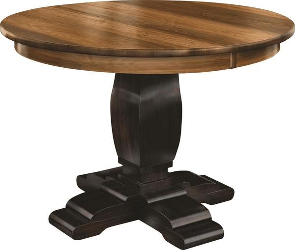 Amish St. Claire Single Pedestal Dining Table