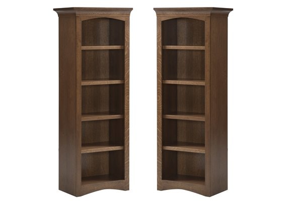 Amish Liberty Mission Bookcase with Optional Doors