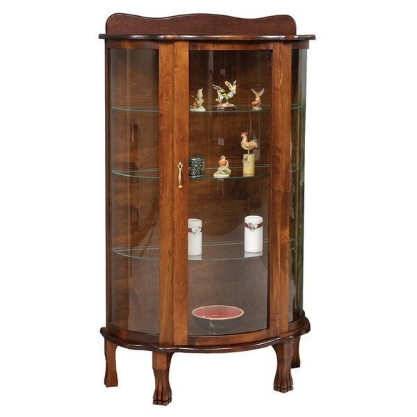 Amish Tennille Corner Curio Cabinet
