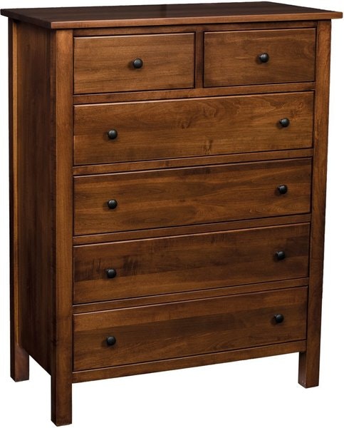 Amish Jasper Mission Kid's 6-Drawer Chest