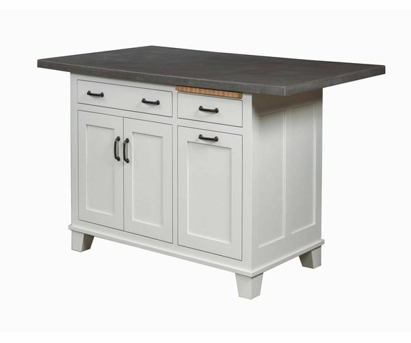 Sage 48" Solid Wood Kitchen Island
