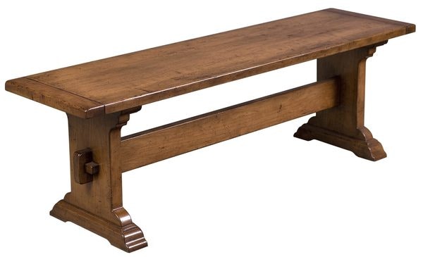 Amish Coos Bay Trestle Backless Bench
