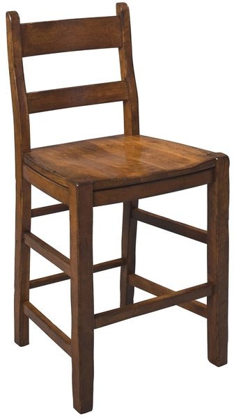 Amish Modern Farmhouse Ladder Back Counter and Bar Stool