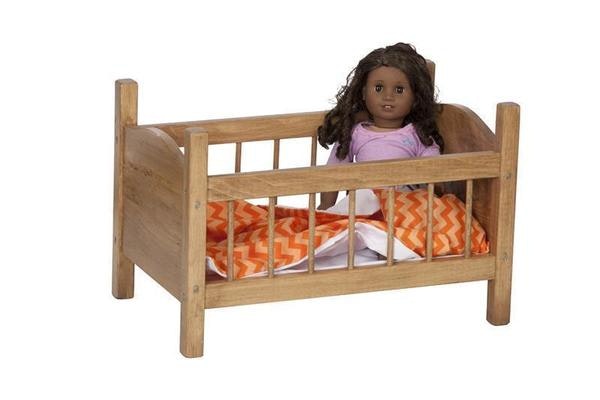 Amish Pine Wood Toy Doll Crib