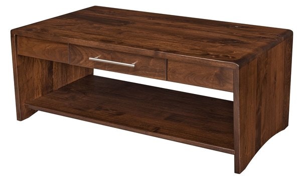 Amish Garland Contemporary Waterfall Coffee Table