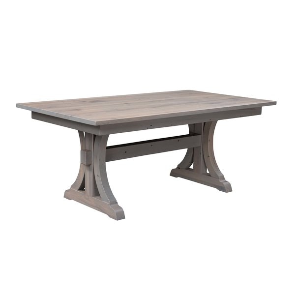 Amish Reclaimed Barn Wood Hartland Solid Top Dining Table