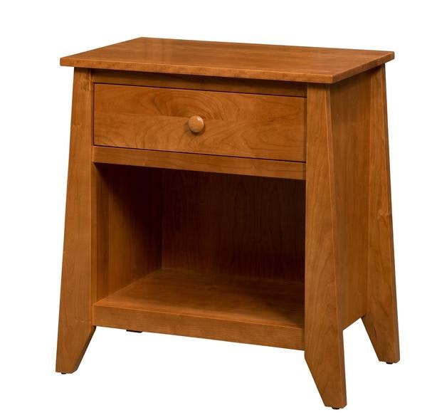 Amish Rushmore 1-Drawer Open Night Stand - Quick Ship