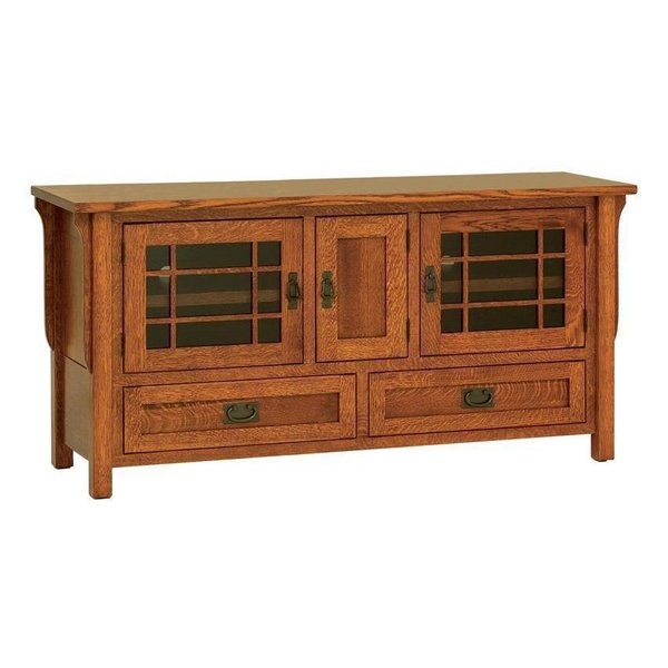 Amish Mesita Flat Screen TV Cabinet - Quick Ship