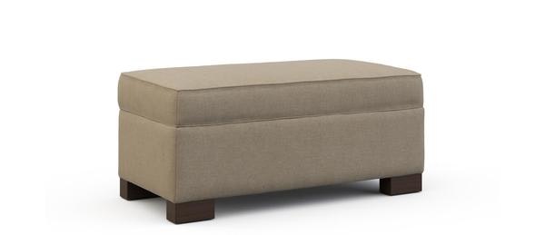 American Made Precedent Peyton Upholstered Bedroom Storage Bench - Full, Queen and King Sizes