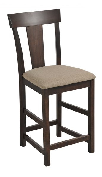Amish Cut Out Splat Back Counter and Bar Stool