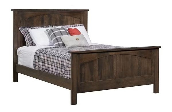 Amish Claremont Mission Panel Bed
