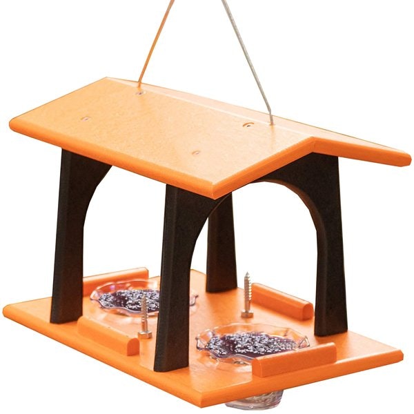 Amish Made Poly Double Oriole Bird Feeder
