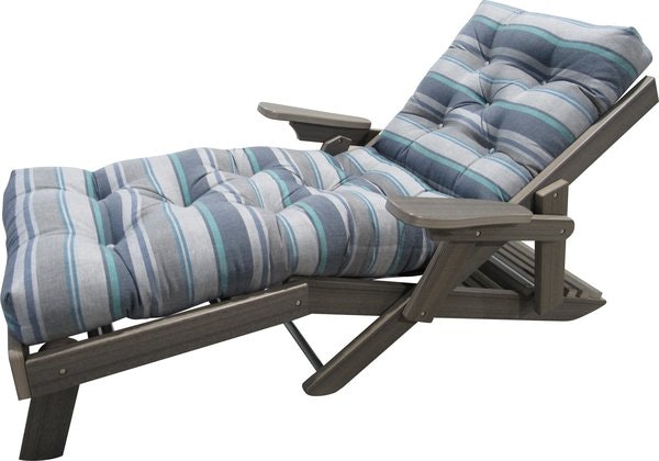 Amish Poly Siesta Folding Upholstered Chaise Lounge