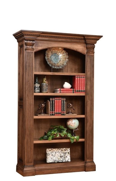 Amish Caldwell 53" Solid Wood Bookcase