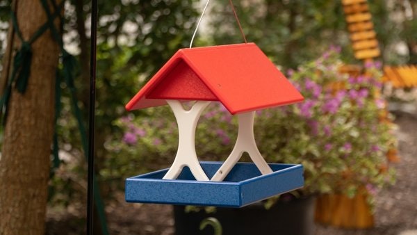 American Made Poly Patriotic Bird Feeder