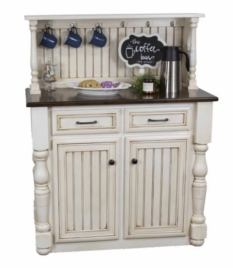 Amish Fresh Brew Solid Wood Coffee Bar