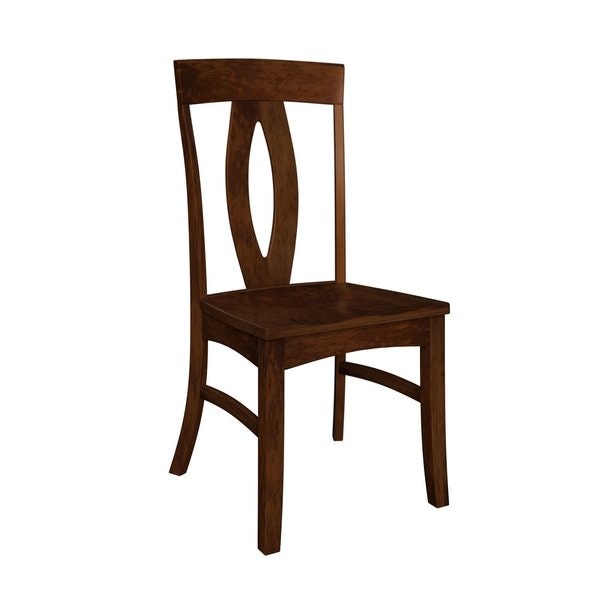 Amish Shorewood Keyhole Splat Back Dining Chair
