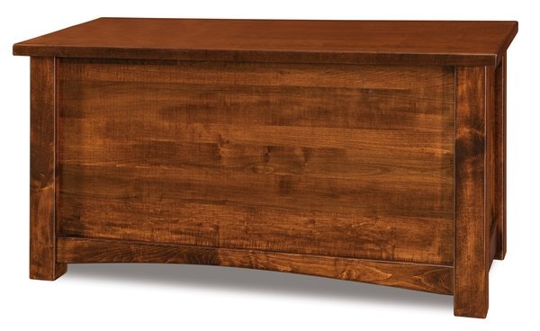 Amish Rodney 50 Blanket Chest with Cedar Bottom with Soft Close Lid