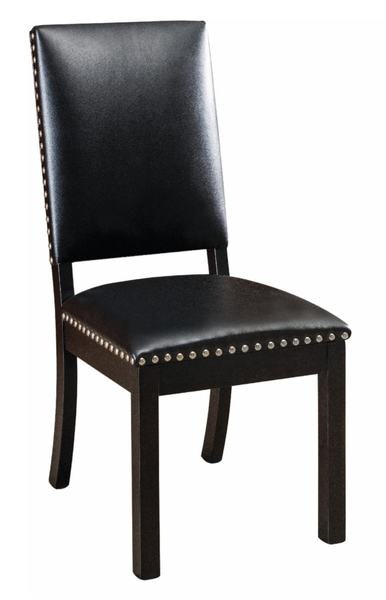 Amish Handcrafted Clara Upholstered Parsons Chair