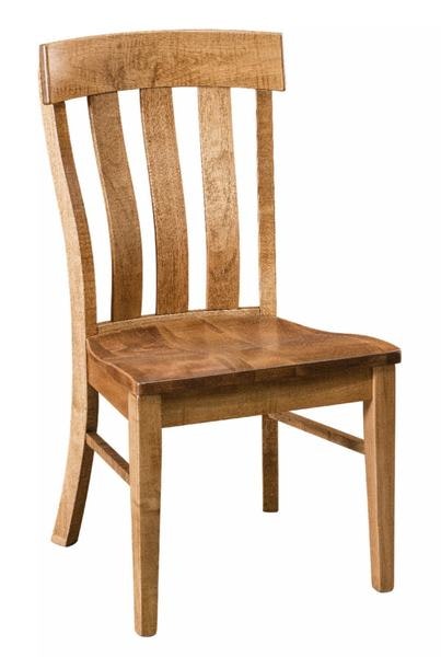 Amish Burke Curved Back Dining Chair