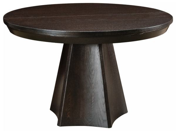 Pedestal base dining table