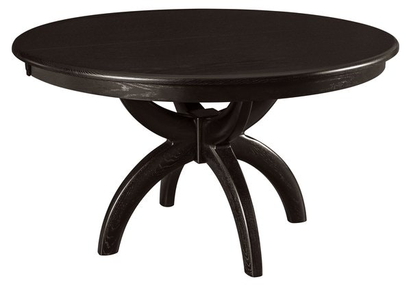 Amish Danville Round Single Pedestal Dining Table