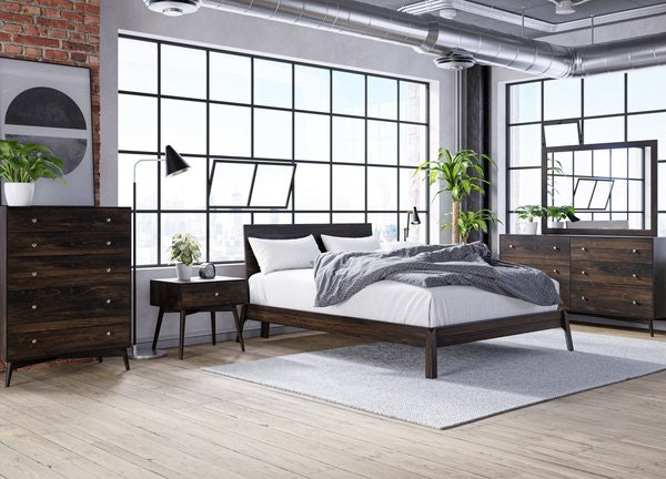 Amish Modern Hudson Five-Piece Bedroom Set