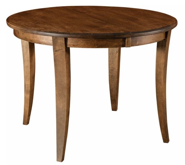 Amish Wimberley Leg Round Dining Table