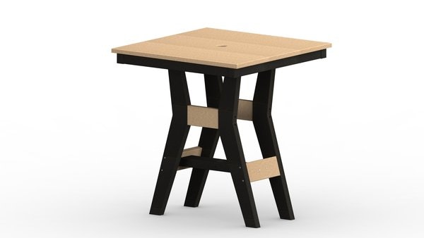 Berlin Gardens Harbor 28" Square Poly Table