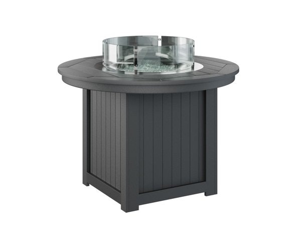 Berlin Gardens Donoma 44" Round Poly Fire Dining Table
