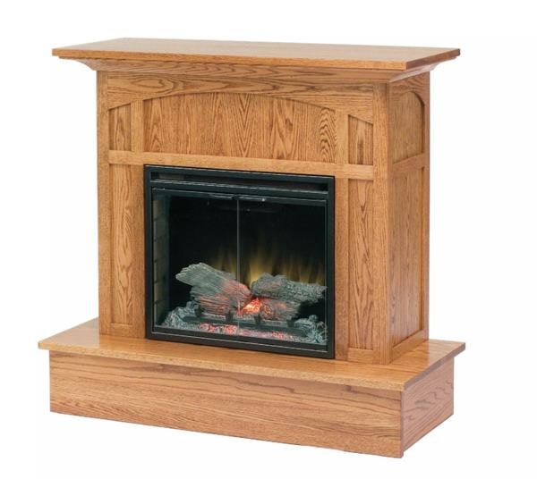 Amish Mission Electric Fireplace Mantel