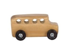 Amish Handcrafted Wooden Toy Bus In-Stock