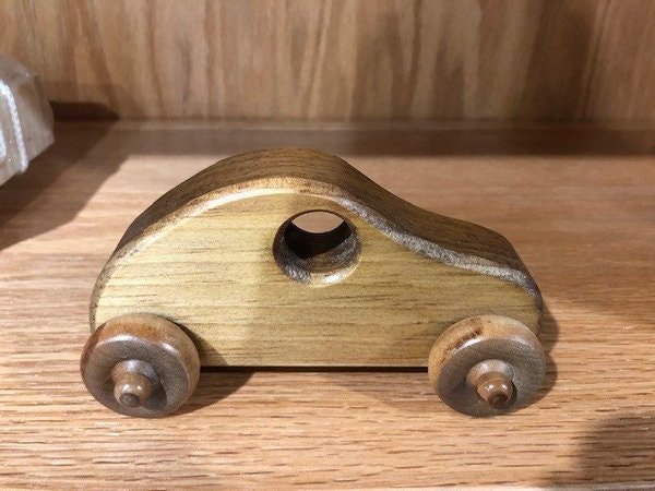 Amish Handcrafted Wooden Toy Race Car In-Stock
